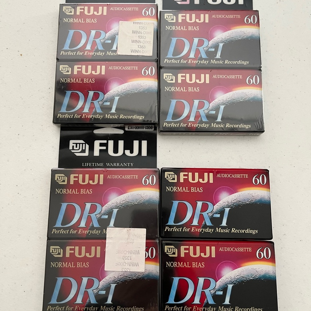 8 Fuji 60 Minutes Normal Bias Audio Cassettes